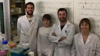 Samuel Álvarez, Elena Mata, Nacho Aguiló y Raquel Tarancón.