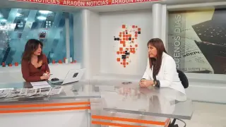 Repollés durante su entrevista en Aragón TV