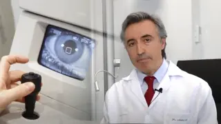 El doctor José Manuel Larrosa, especialista del Instituto Oftalmológico Quirónsalud Zaragoza-Biotech Vision.