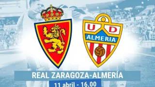 Horario y dónde ver el Real Zaragoza-Almería.