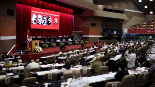 Inauguración del VIII Congreso del Partido Comunista de Cuba.
