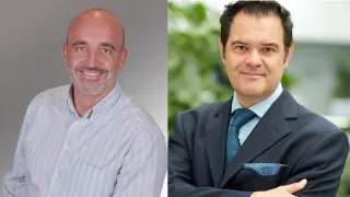 Javier Lorente, director comercial para España de Telefónica IoT&BD Tech, y Alberto de Torres, CEO de Nektiu.
