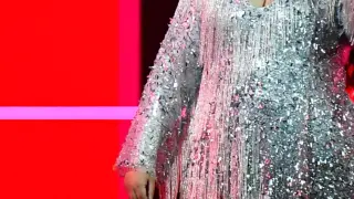 Destiny, la representante de Malta, durante su actuación en la semifinal de Eurovisión.