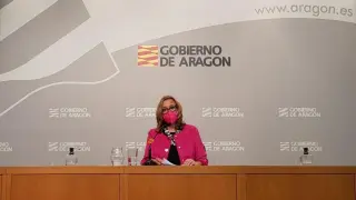 Mayte Pérez tras el Consejo de Gobierno
