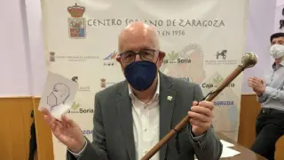 Luis Carramiñana, presidente del Centro Soriano en Zaragoza.