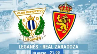 Horario y dónde ver el Leganés-Real Zaragoza.