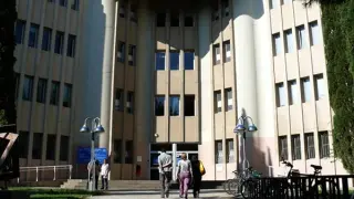 Fachada del Edificio de Matemáticas de la Universidad de Zaragoza