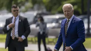 President Joe Biden Departs the White House for Delaware