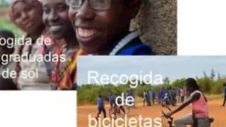 Cartel de la recogida de bicicletas y gafas con fines solidarios en Calatayud