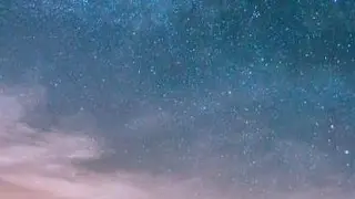 Simulación de una lluvia de estrellas. gsc