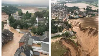 Inundaciones en Erftstadt-Blessem