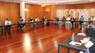 La Mesa contra la Despoblación de la Diputación Provincial de Huesca ha quedado constituida este martes.