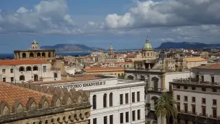 Una imagen de la ciudad de Palermo, donde permanece aislada esta familia.