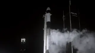 Momento del despegue del SpaceX
