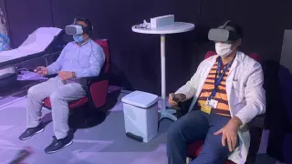 Presentación de 'Respira', un proyecto de realidad virtual para vivir la experiencia de una persona enferma de covid-19