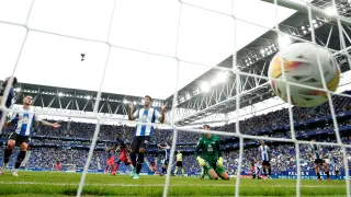 Thomas Lemar marcó en el minuto 99 el segundo gol de la victoria para el Atlético de Madrid contra el Espanyol