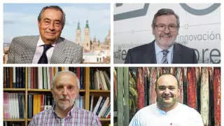 Miguel Carreras, José Longás, Vicente Salas y Francisco Nácher, Medallas Basilio Paraíso