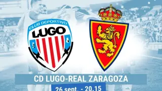 Horario y dónde ver el Lugo-Real Zaragoza.