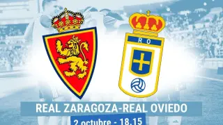 Horario y dónde ver el Real Zaragoza-Real Oviedo.