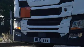 Camión en el Reino Unido.