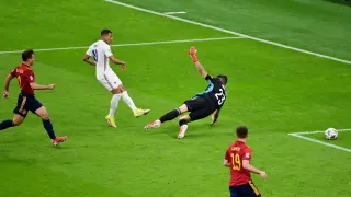 Gol de Mbappé ante España