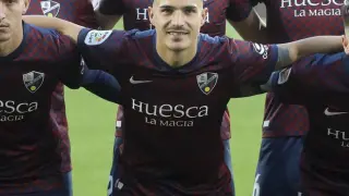 El once titular de la SD Huesca ante el Málaga.