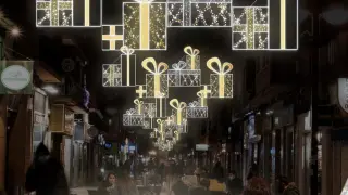 Recreación de la iluminación navideña que estrenará este año la calle Delicias