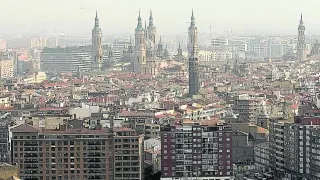 Vista aérea de Zaragoza