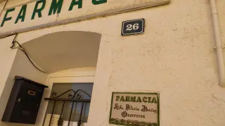 Farmacia Alicia Ibañez en la localidad turolense de Ojos Negros.