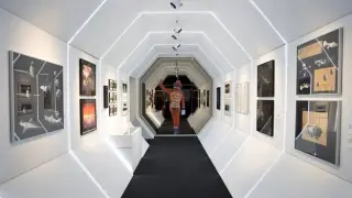 El pasillo dedicado a '2001: una odisea en el espacio'.