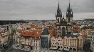 Vistas de la ciudad de Praga.