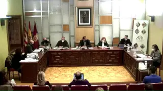 Pleno del Ayuntamiento de Jaca de este jueves, 30 de diciembre de 2021.