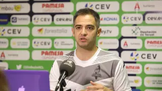 Miguel Rivera es entrenador del CV Teruel desde 2015.