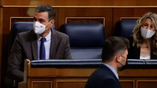 Rufián pasa por delante de Sánchez y Díaz en el Congreso