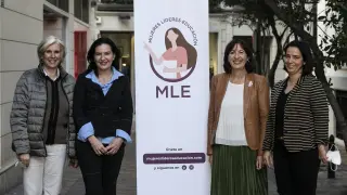 Sofía Temprado, Mar Martín, Ana Mª Farré y Arancha Cendoya, de la comunidad Mujeres Líderes en Educación.