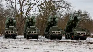 Rusia hace una demostración de fuerza con maniobras en la frontera con Ucrania BELARUS RUSSIA DEFENSE JOINT DRILL