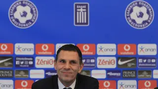 Uruguayan Augusto 'Gus' Poyet is the new head coach of the Greek national soccer team