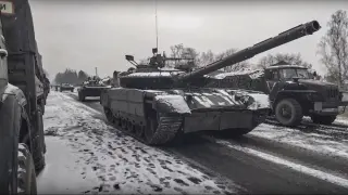 Russian troops during Russian military operation in Ukraine