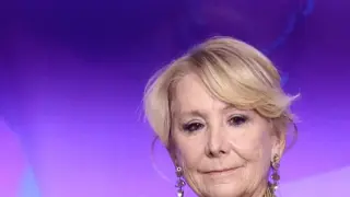 Esperanza Aguirre, expresidenta de la Comunidad de Madrid, este 8-M.