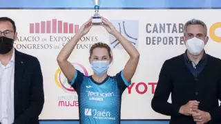 Janina Nieto (CN Helios), subcampeona del Torneo Estatal sénior