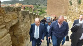 El ministro de Cultura, Miquel Iceta, este miércoles en Teruel.