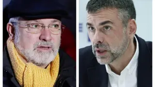 Los exconsellers de Cultura catalanes Lluís Puig (izquierda) y Santi Vila.