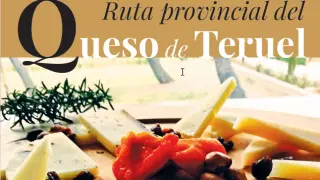Cartel de la Ruta del Queso de Teruel.