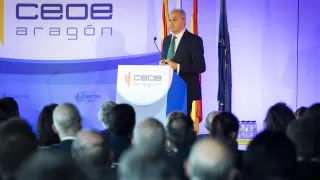 Miguel Marzo, presidente de CEOE Aragón.