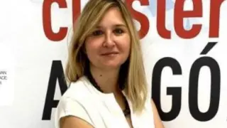 Inés Villa, gerente del clúster aeronáutico aragonés.