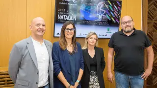 Presentación del Trofeo Ibercaja Ciudad de Zaragoza de Natación.