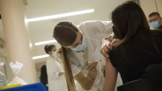 Campaña de vacunación en Zaragoza