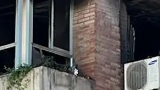 Incendio en un una vivienda de la calle Ortiga.