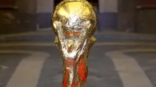 La Copa del Mundo, en el Ayuntamiento de Zaragoza.