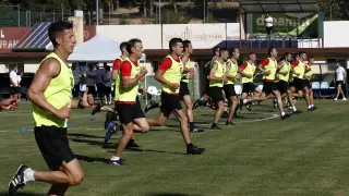 Seminario de pretemporada que están realizando los árbitros de Primera y Segunda División en La Granja (Segovia)
